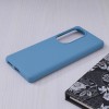 Techsuit Color Silicone Back Cover voor Huawei P50 Pro - Blauw