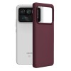 Techsuit Color Silicone Back Cover voor Xiaomi Mi 11 Ultra - Paars