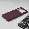 Techsuit Color Silicone Back Cover voor Xiaomi Mi 11 Ultra - Paars