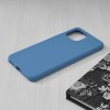 Techsuit Color Silicone Back Cover voor Xiaomi Mi 11 Lite / 11 Lite 5G NE - Blauw