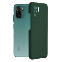 Techsuit Color Silicone Back Cover voor Xiaomi Poco M5s / Redmi Note 10/10S - Groen
