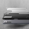 Techsuit Hybrid Armor Back Cover voor Xiaomi Poco M5s / Redmi Note 10/10S - Zwart