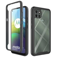 Techsuit Defense 360 Case voor Motorola Moto G9 Power - Zwart