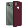 Techsuit Color Silicone Back Cover voor Motorola Moto G9 Power - Paars