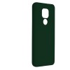 Techsuit Color Silicone Back Cover voor Motorola Moto E7 Plus / Moto G9 Play - Groen
