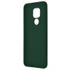 Techsuit Color Silicone Back Cover voor Motorola Moto E7 Plus / Moto G9 Play - Groen