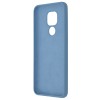 Techsuit Color Silicone Back Cover voor Motorola Moto E7 Plus / Moto G9 Play - Blauw