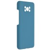 Techsuit Color Silicone Back Cover voor Xiaomi Poco X3 / X3 Pro / X3 NFC - Blauw