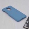 Techsuit Color Silicone Back Cover voor Xiaomi Redmi Note 9S/9 Pro - Blauw