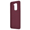 Techsuit Color Silicone Back Cover voor Xiaomi Redmi Note 9 - Paars