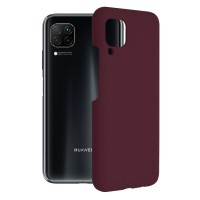 Techsuit Color Silicone Back Cover voor Huawei P40 Lite - Paars