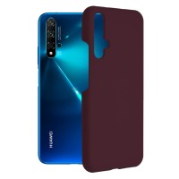 Techsuit Color Silicone Back Cover voor HONOR 20 / Huawei nova 5T - Paars