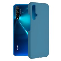 Techsuit Color Silicone Back Cover voor HONOR 20 / Huawei nova 5T - Blauw