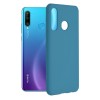 Techsuit Color Silicone Back Cover voor Huawei P30 Lite / P30 Lite New Edition - Blauw