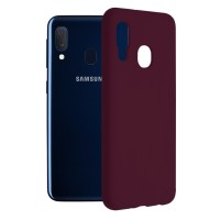 Techsuit Color Silicone Back Cover voor Samsung Galaxy A20e - Paars