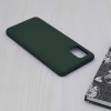 Techsuit Color Silicone Back Cover voor Samsung Galaxy A51 4G/5G - Groen