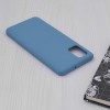 Techsuit Color Silicone Back Cover voor Samsung Galaxy A51 4G/5G - Blauw