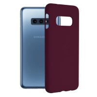 Techsuit Color Silicone Back Cover voor Samsung Galaxy S10e - Paars