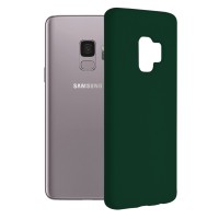 Techsuit Color Silicone Back Cover voor Samsung Galaxy S9 - Groen