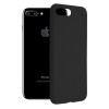 Techsuit Black Silicone Back Cover voor Apple iPhone 8 Plus/7 Plus - Zwart