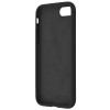 Techsuit Black Silicone Back Cover voor Apple iPhone 6/6S/7/8 / iPhone SE 2022/2020 - Zwart