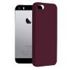 Techsuit Color Silicone Back Cover voor Apple iPhone 5/5S / iPhone SE 2016 - Paars