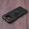 Techsuit Shield Silicone Back Cover voor Xiaomi Poco X3 / X3 Pro / X3 NFC - Zwart