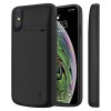 Techsuit Power Pro Battery Case 6000 mAh voor Apple iPhone XS Max - Zwart