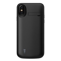 Techsuit Power Pro Battery Case 5000 mAh voor Apple iPhone XS / iPhone X - Zwart
