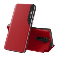 Techsuit eFold Book Case voor Xiaomi Redmi Note 8 Pro - Rood