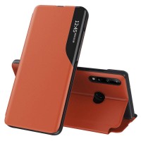 Techsuit eFold Book Case voor Huawei P40 Lite E - Oranje