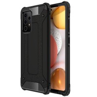 Techsuit Hybrid Armor Back Cover voor Samsung Galaxy A52 4G/5G / A52s - Zwart