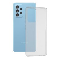 Techsuit Clear Silicone Back Cover voor Samsung Galaxy A52 4G/5G / A52s - Transparant