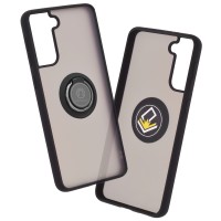 Techsuit Glinth Back Cover voor Samsung Galaxy S21 Plus - Zwart