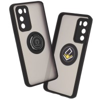Techsuit Glinth Back Cover voor Huawei P40 - Zwart