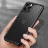 Techsuit Carbon Fuse Back Cover voor Apple iPhone 11 Pro Max - Zwart