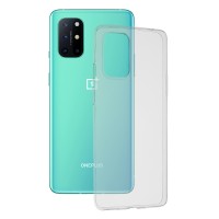 Techsuit Clear Silicone Back Cover voor OnePlus 8T - Transparant