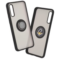 Techsuit Glinth Back Cover voor Samsung Galaxy A30s/A50 - Zwart