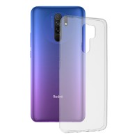 Techsuit Clear Silicone Back Cover voor Xiaomi Redmi 9 - Transparant