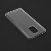Techsuit Clear Silicone Back Cover voor Xiaomi Redmi Note 9S/9 Pro - Transparant