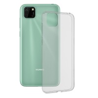 Techsuit Clear Silicone Back Cover voor Huawei Y5p - Transparant