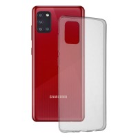 Techsuit Clear Silicone Back Cover voor Samsung Galaxy A31 - Transparant