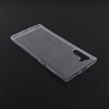 Techsuit Clear Silicone Back Cover voor Samsung Galaxy Note 10 - Transparant