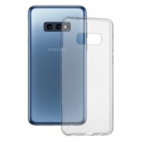 Techsuit Clear Silicone Back Cover voor Samsung Galaxy S10e - Transparant