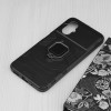 Techsuit Shield Silicone Back Cover voor Xiaomi Poco M5 - Zwart