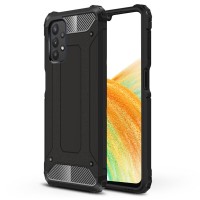 Techsuit Hybrid Armor Back Cover voor Samsung Galaxy A33 - Zwart