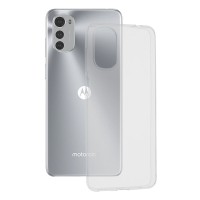Techsuit Clear Silicone Back Cover voor Motorola Moto E32 / Moto E32s - Transparant
