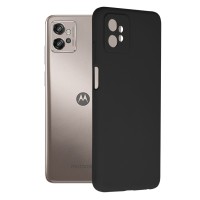 Techsuit Black Silicone Back Cover voor Motorola Moto G32 - Zwart