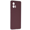 Techsuit Color Silicone Back Cover voor Motorola Edge 30 Fusion - Paars