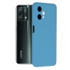 Techsuit Color Silicone Back Cover voor Realme 9 5G/9 Pro - Blauw